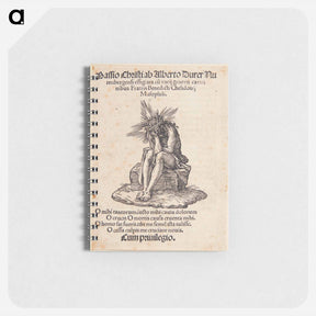 アートメモ帳-Title page with Christ as a man of sorrows - アルブレヒト デューラー Memo.