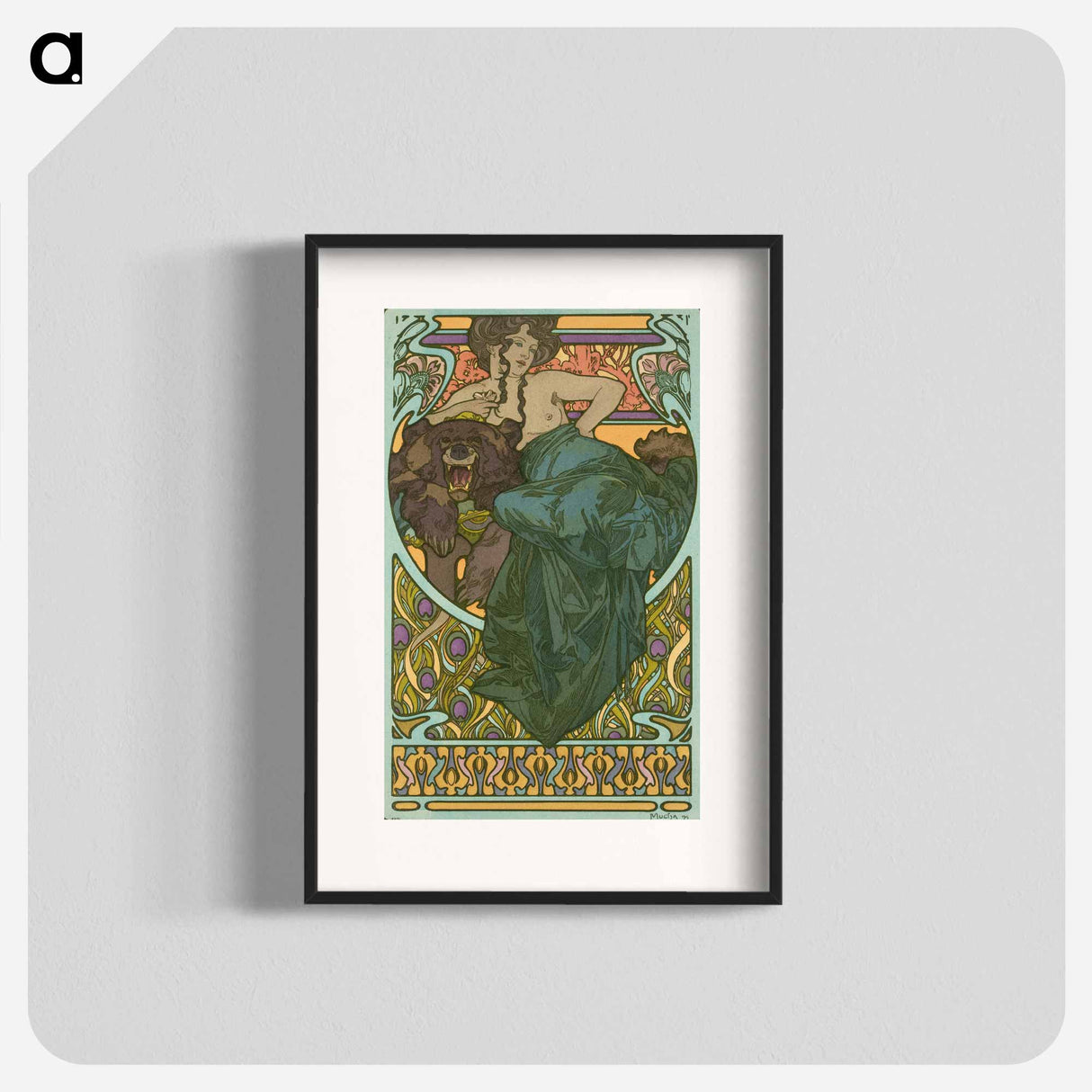 Untitled - アルフォンス ミュシャ Poster.