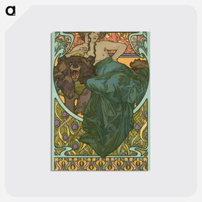 アートポストカード-Untitled - アルフォンス ミュシャ Postcard.