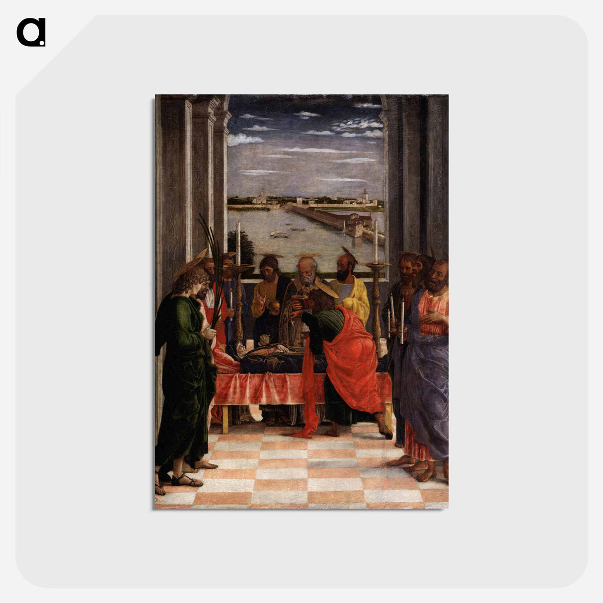 Death of the Virgin - アンドレア マンテーニャ Postcard.