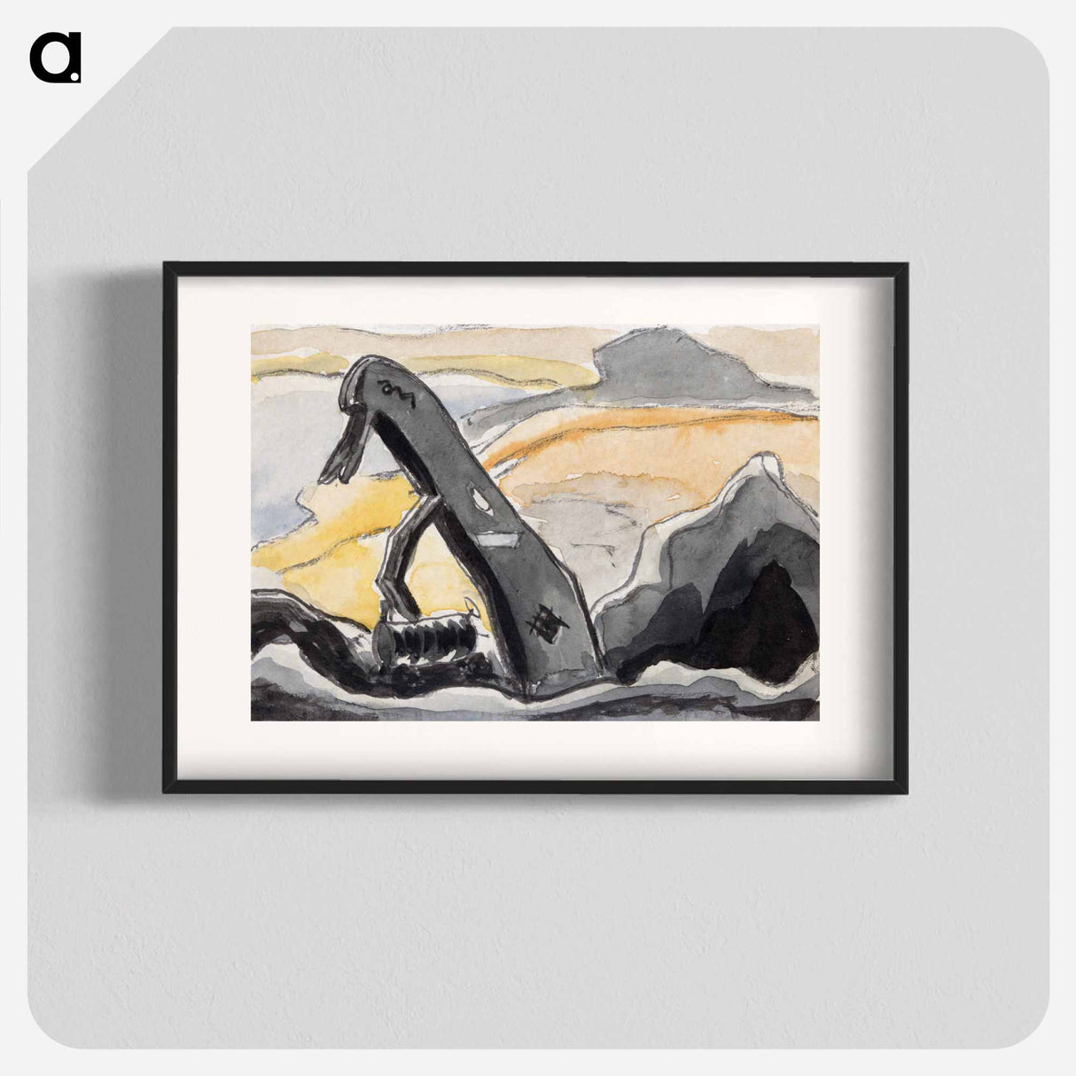 Steam Shovel–Port Washington - アーサー ダヴ Poster.