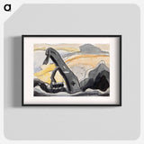 Steam Shovel–Port Washington - アーサー ダヴ Poster.
