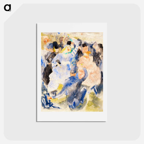 アートポストカード-Nana at the Races - チャールズ デムス Postcard.