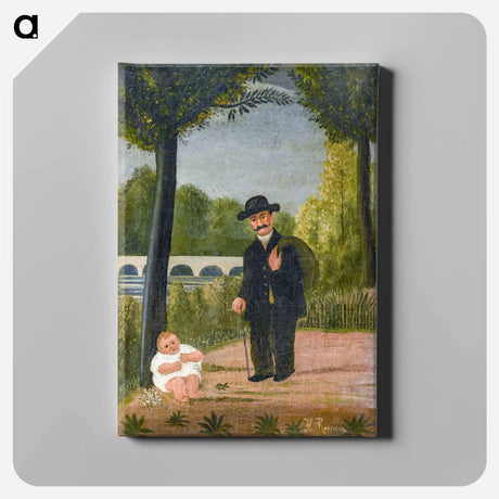 アートパネル-Stroller and Child
 - ダラス美術館 Canvas.