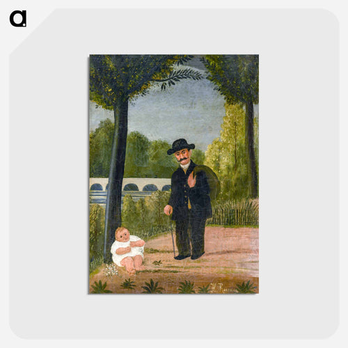 Stroller and Child
 - ダラス美術館 Postcard.