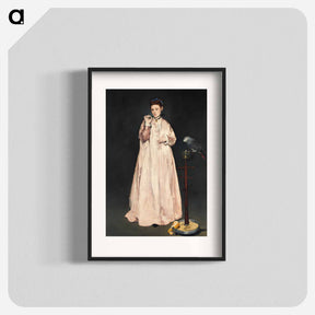 アートポスター-Young Lady in 1866 - エドゥアール マネ Poster.