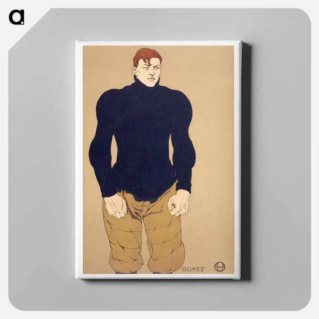 アートパネル-Athlete - エドワード ペンフィールド Canvas.