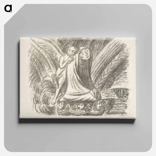 To the moon 4 - Ernst Heinrich Barlach Canvas.