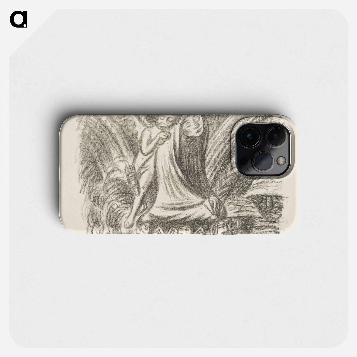 To the moon 4 - エルンスト ハインリヒ バルラッハ Phone Case.