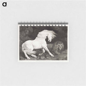 アートメモ帳-A Horse Affrighted at a Lion
 - ジョージ スタッブス Memo.