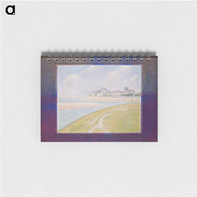 アートメモ帳-View of Le Crotoy from Upstream - ジョルジュ スーラ Memo.