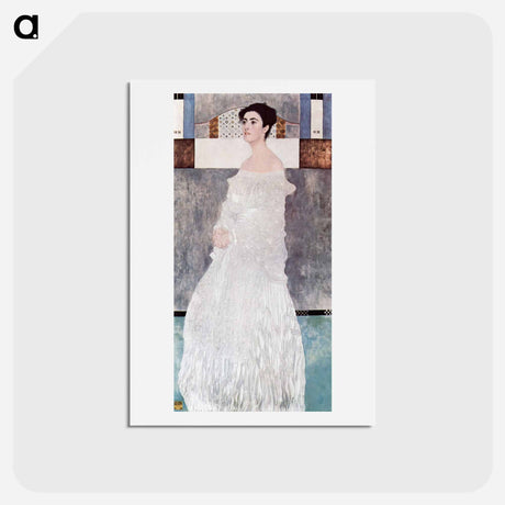 アートポストカード-Portrait of Margaret Stonborough-Wittgenstein - グスタフ クリムト Postcard.