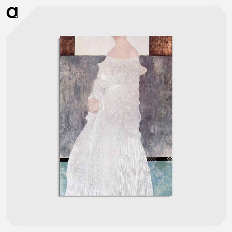 アートポストカード-Portrait of Margaret Stonborough-Wittgenstein - グスタフ クリムト Postcard.