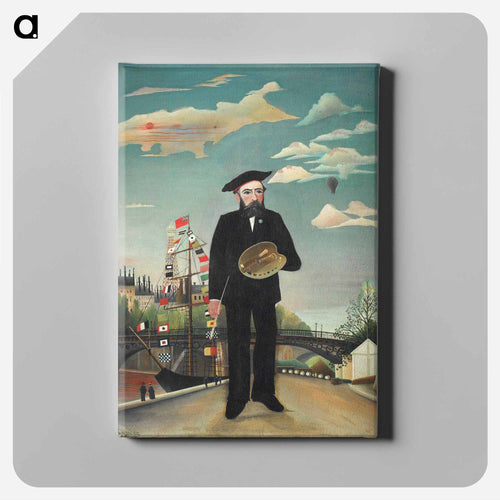 Myself: Portrait – Landscape – Henri Rousseau Canvas.