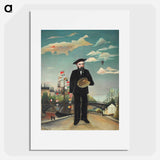 Myself: Portrait – Landscape - Henri Rousseau Poster.