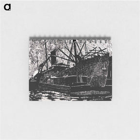 アートメモ帳-Liner and Tug - ヘンリー ライマン サイエン Memo.