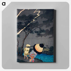 アートパネル-Thunderstorm at Tateishi - 高橋 宏明 Canvas.