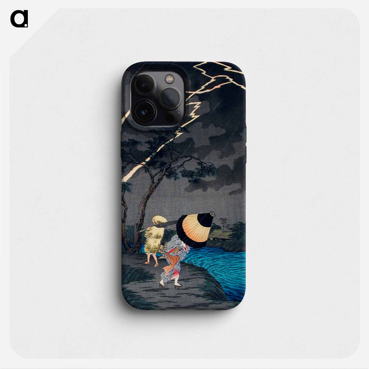 Thunderstorm at Tateishi - Hiroaki Takahashi Phone Case.