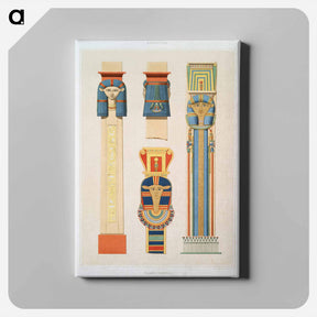 アートパネル-Isis Pillars
 - エジプト美術史 Canvas.