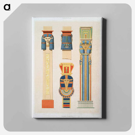 アートパネル-Isis Pillars
 - エジプト美術史 Canvas.
