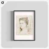 Portrait of Jan Toorop's wife Annie Hall or her sister Janet Hall - Jan Toorop Poster.