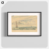 Seascape with Two Sail Boats
 - ジョン コンスタブル Poster.