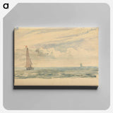 Seascape with Two Sail Boats
 - ジョン コンスタブル Canvas.