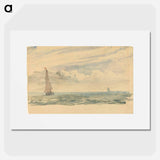 Seascape with Two Sail Boats
 - ジョン コンスタブル Poster.