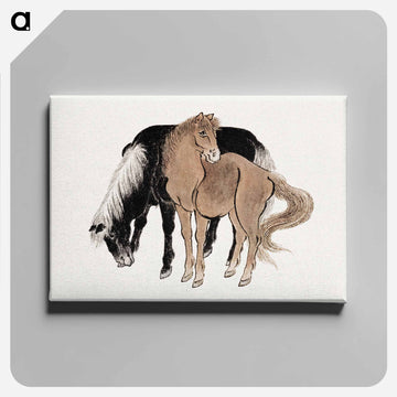 Album of Sketches by Katsushika Hokusai and His Disciples - 葛飾 北斎 Canvas.