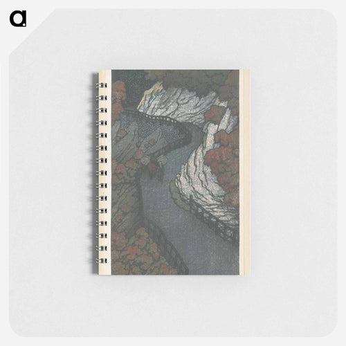 Okane Path in Shiobara, color woodcut on paper - 川瀬 巴水 Memo.