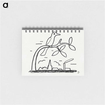 Bird on a branch - レオ ヘステル Memo.