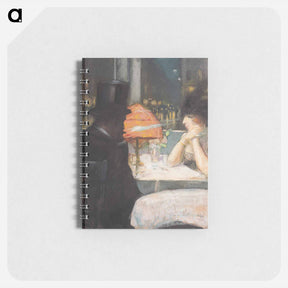 アートメモ帳-Dame und Herr im Restaurant - レッサー ユリィ Memo.