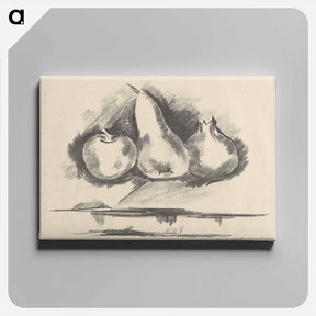 アートパネル-Pomegranate, Pear and Apple - マースデン ハートリー Canvas.