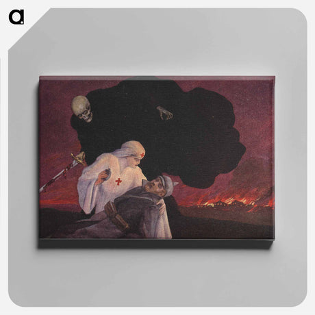 アートパネル-Edith Cavell and the Specter of Kultur
 - 国立医学図書館 Canvas.