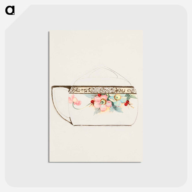 アートポストカード-Teacup Design
 - ノリタケ工場 Postcard.