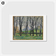 アートポストカード-Chestnut Trees at Jas de Bouffan - ポール セザンヌ Postcard.