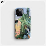 The Green Christ - Paul Gauguin Phone Case.