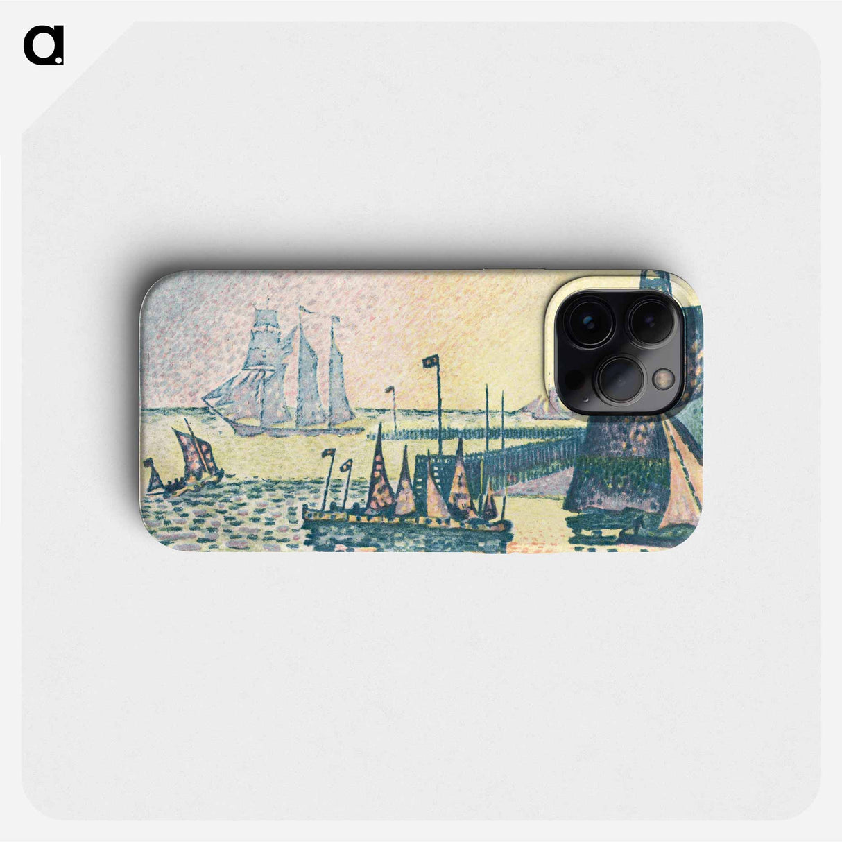 Evening, The Jetty at Vlissingen - ポール シニャック Phone Case.