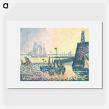 Evening, The Jetty at Vlissingen - ポール シニャック Poster.