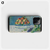 Still Life with Peaches and Grapes - Pierre-Auguste Renoir Phone Case.