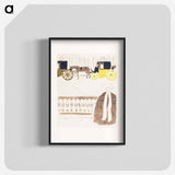 Nursemaids’ Promenade; Frieze of Carriages
 - ピエール ボナール Poster.