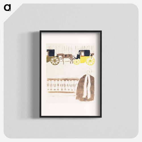 Nursemaids’ Promenade; Frieze of Carriages
 - ピエール ボナール Poster.