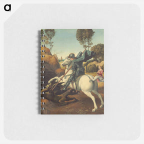 アートメモ帳-Raphael's Saint George and the Dragon - ラファエロ サンティ Memo.