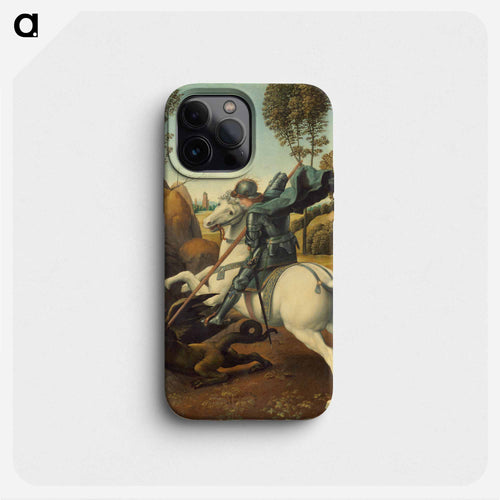 Raphael's Saint George and the Dragon - ラファエロ サンティ Phone Case.