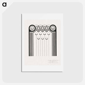 アートポストカード-Ornamental Letterpress Stamp
 - サミュエル ジェスルン Postcard.