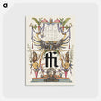 アートポストカード-Guide for Constructing the Ligature ffi from Mira Calligraphiae Monumenta
 - 書道のお手本 Postcard.