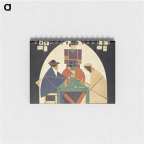 アートメモ帳-The Card Players - テオ ファン ドゥースブルフ Memo.