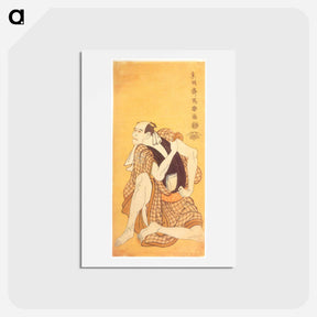 アートポストカード-Nakajima Wadaemon I as Tanbaya Hachiemon - 東洲斎 写楽 Postcard.