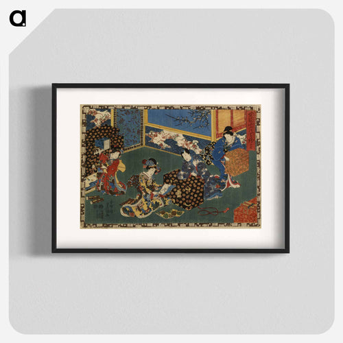 Sono sugata Murasaki no utsushi-e
 - 歌川 豊国 Poster.