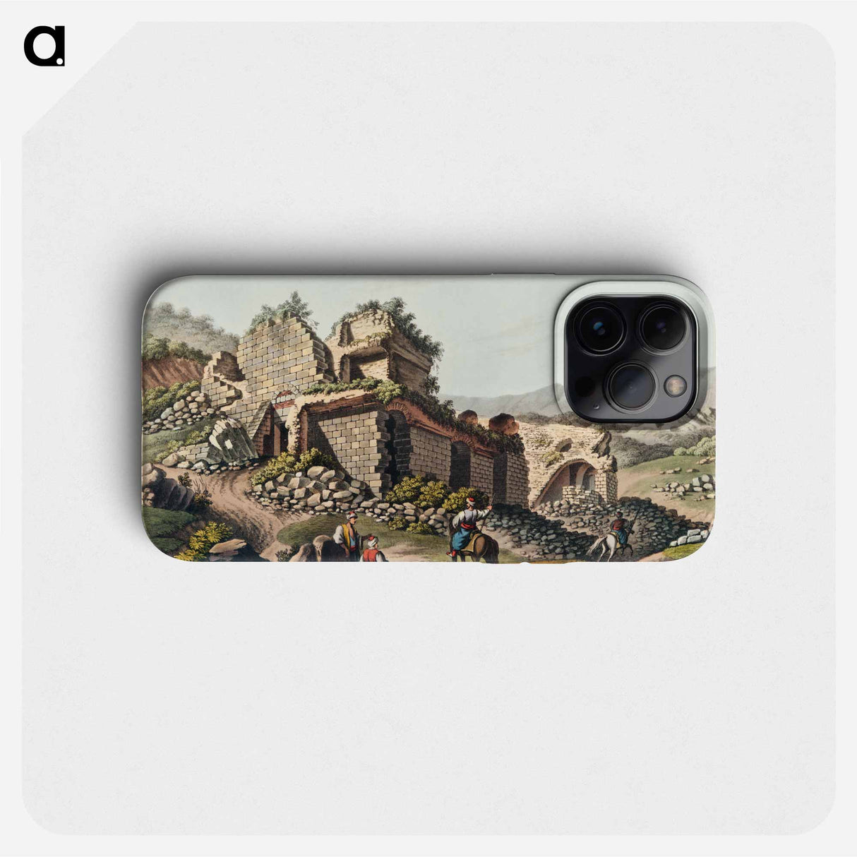 Theatre at Ephesus - View of the Ottoman Empire Phone Case.